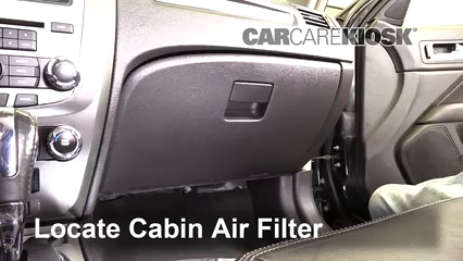 2012 Ford Fusion SEL 3.0L V6 FlexFuel Air Filter (Cabin) Replace